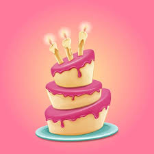 happy birthday cake stock vector by