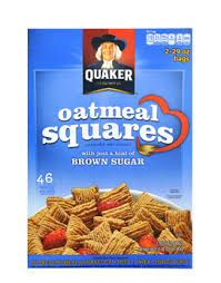 oatmeal squares quaker 1640 grammes