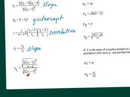 ap stats formula sheet explanations