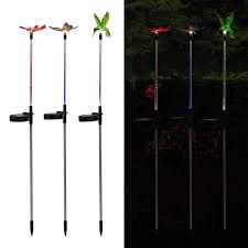 Colored Led Path Light Garden Stakes