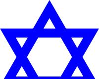 Image of Star of David, the symbol of Judaism