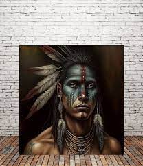 The Painted Warrior Native American Art