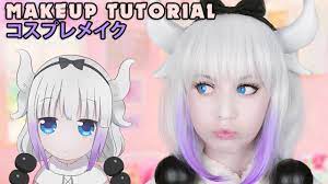 kanna kamui cosplay makeup tutorial