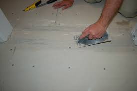 install tile backer board on sub floor
