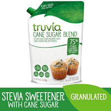 truvia cane sugar blend mix of stevia