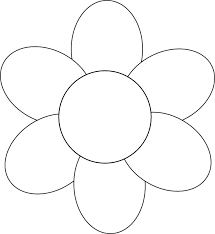 free printable flower templates flower template free printable google search applique