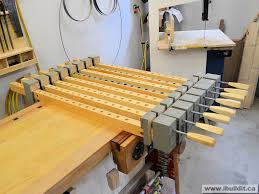 Slide clamps into storage box. How To Make Big Wooden Bar Clamps Ibuildit Ca