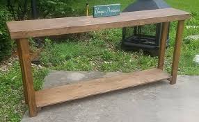 Rustic Console Table Entry Entryway