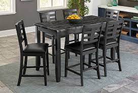 Should be gathering around your room. Buy Canaan Grey 5 Pc Counter Height Dining Room Part 10276 Badcock More