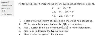 Geneous Linear Equations