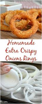 extra crispy homemade onion rings