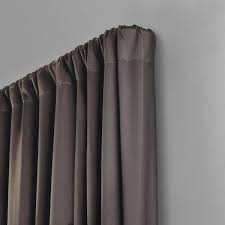 Single Curtain Rod In Dark Bronze