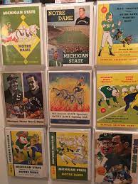 ideas for displaying old football programs