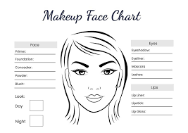 face chart in ilrator portable