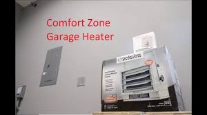 comfort zone heater install you