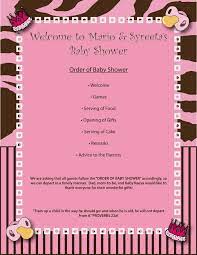 You may be inviting a special group of family and friends to. Baby Shower Program Wording Cheap Buy Online