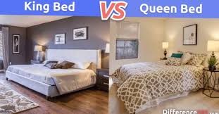 difference between king and queen bed