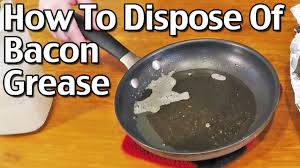 how to dispose of bacon grease easy