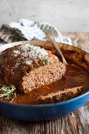 italian meatloaf with marinara sauce
