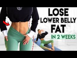 lose lower belly fat in 2 weeks
