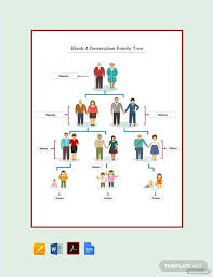 Four Generation Family Tree Chart Kozen Jasonkellyphoto Co