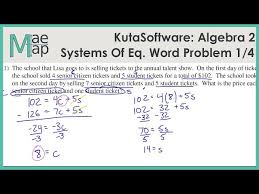 Of Equations Word Problems