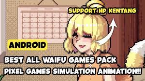 All Pixel Game Waifu Gameplay & Review Best simulation and Animation Under  100mb Android - YouTube