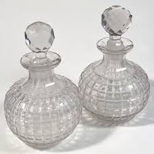 Optic Glass Bottles Cruets Prism