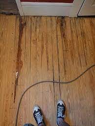 repairing a water damaged wood floor