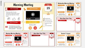 Interestingly, unlike zoom, google meet doesn't have a dedicated feature to create an artificial background. Morning Meeting Slides Template For Google Slides Or Powerpoint 100 Customizable Slidesmania