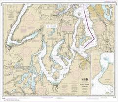 Noaa Chart Puget Sound Southern Part 18448