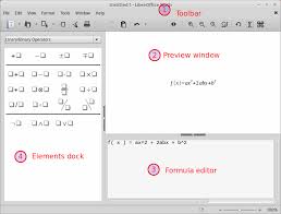 Libreoffice Math Formula Editor