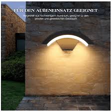 Modern Curved Outdoor Led Wall Light