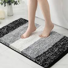 non slip bathroom rug soft and