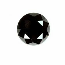carat natural solitaire black diamond