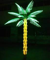 Commercial Outdoor Lighted Palm Trees