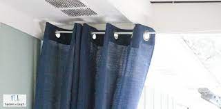 Hanging Indoor Curtains Outside Without