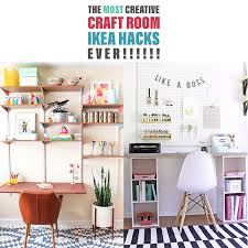 Browse ikea's collection of desk for writing and working from home from small to large sizes, in white, black and more. The Most Creative Craft Room Ikea Hacks Ever The Cottage Market