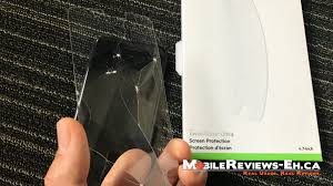 plastic and glass screen protectors
