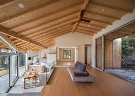 Menggunakan lantai dengan material kayu memberikan kesan cozy dan homey karena sifat dari kayu sendiri yang hangat dan natural. 7 Ciri Desain Interior Ala Korea Kekinian Untuk Gaya Rumah Modern
