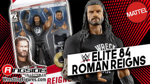 World wrestling entertainment elite scale ring: Roman Reigns Wwe Elite 84 Wwe Toy Wrestling Action Figure By Mattel