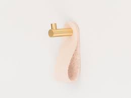 Buy Brass Wall Mount Hooks With Leather