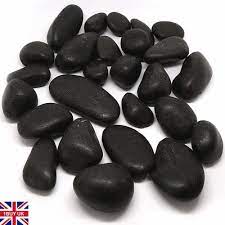 1kg Natural Black Decorative Stones