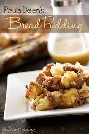 paula deen s bread pudding chef in