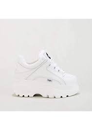 Buffalo 1339 White Leather Sneaker