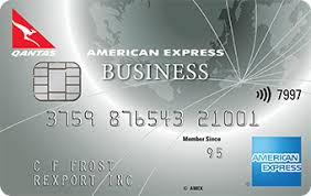 qantas american express business credit