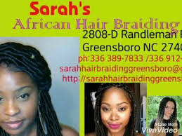 African hair braiding can vary in size and shape and have often been used to identify various tribes. Sarah S African Hair Braiding Greensboro Nc Youtube