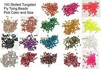 100 Tungsten Beads 5 Packs Of 20 Beads 11 Colors 5 Sizes