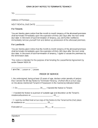 Iowa Lease Termination Letter Form 30 Day Notice Eforms Free