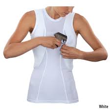 The 5.11 holster shirt is designed to carry a compact handgun and associated equipment such as magazines, handcuffs or speed loaders. 5 11 Tactical Women S Sleeveless Holster Shirt Camping World